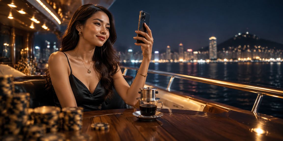 Người dùng tại Vũng Tàu xem kèo bóng đá trong quán cà phê